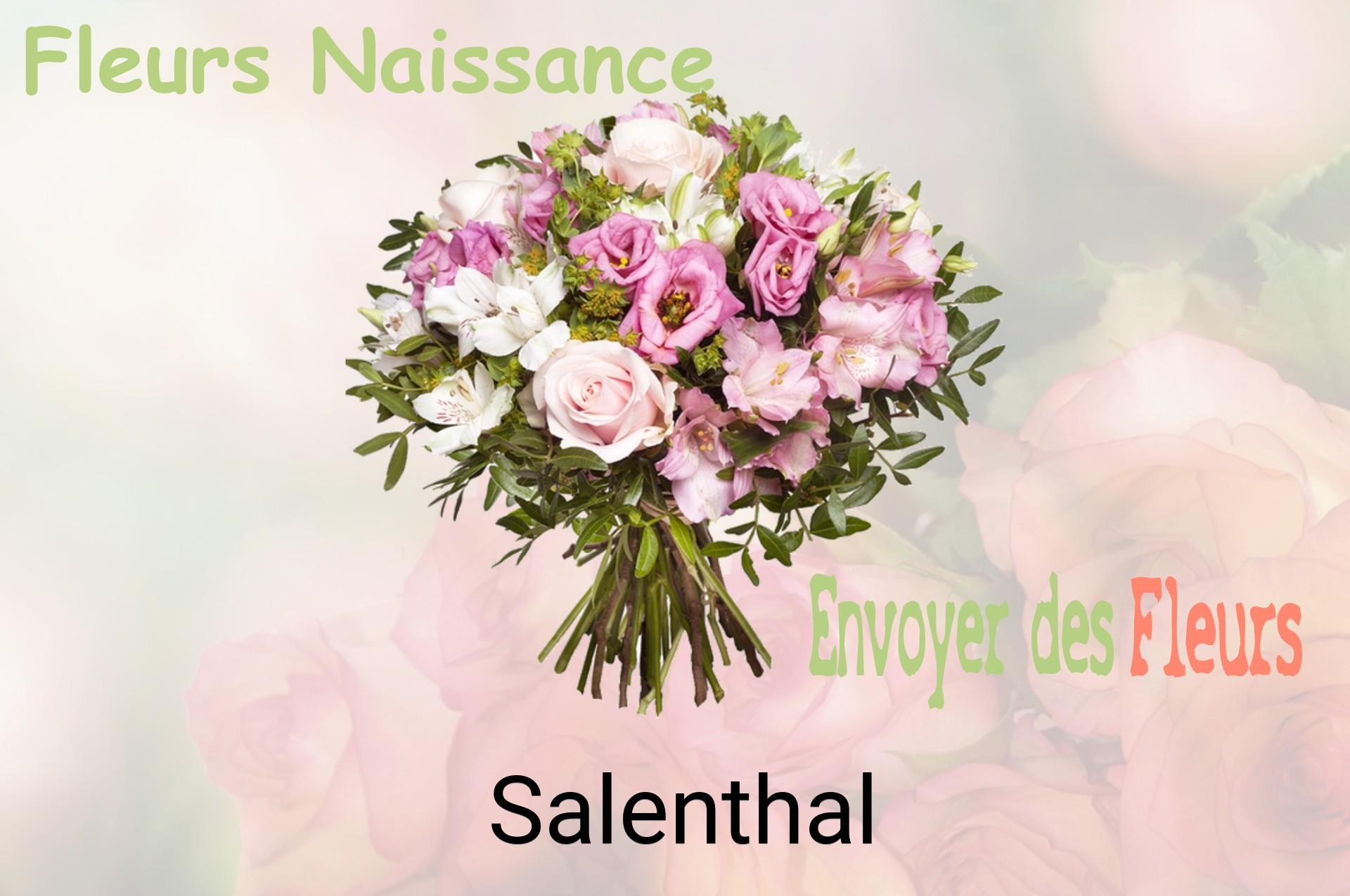 Bouquet de fleurs de naissance livré à Salenthal